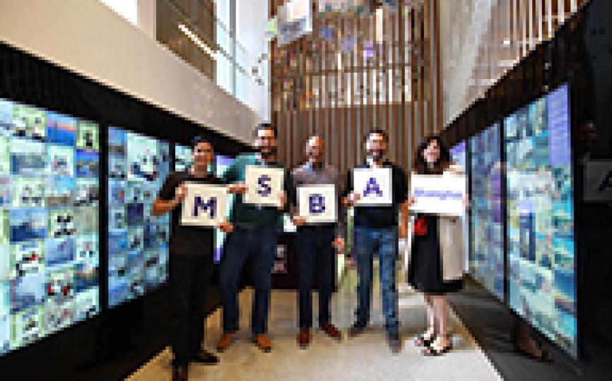 Current MSBA students in the Class of 2019 onsite in NYU Shanghai for module 3 of their program