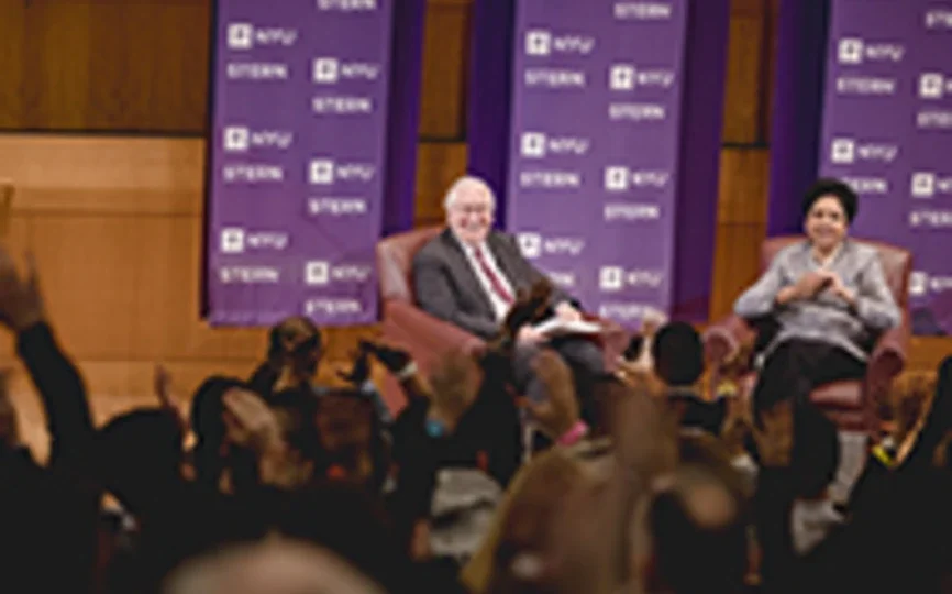 Lord Mervyn King and Indra Nooyi