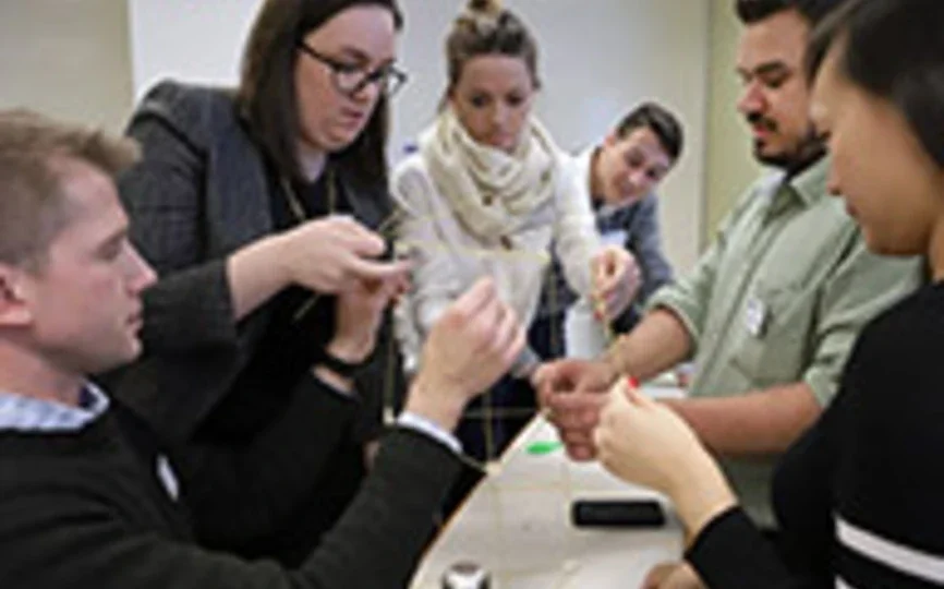 Group of new Langone Part-time MBA students at Langone LAB Spring 2019 Orientation