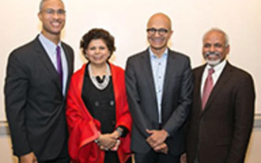 Microsoft CEO Satya Nadella, MBA student, Stern and Tandon Faculty