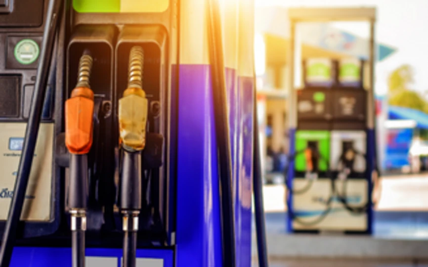 Gas station pump