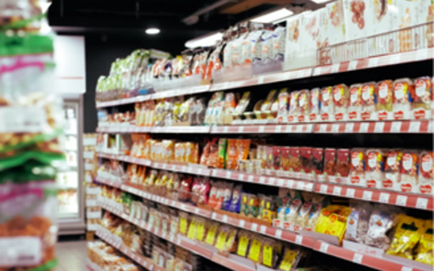 Supermarket aisle