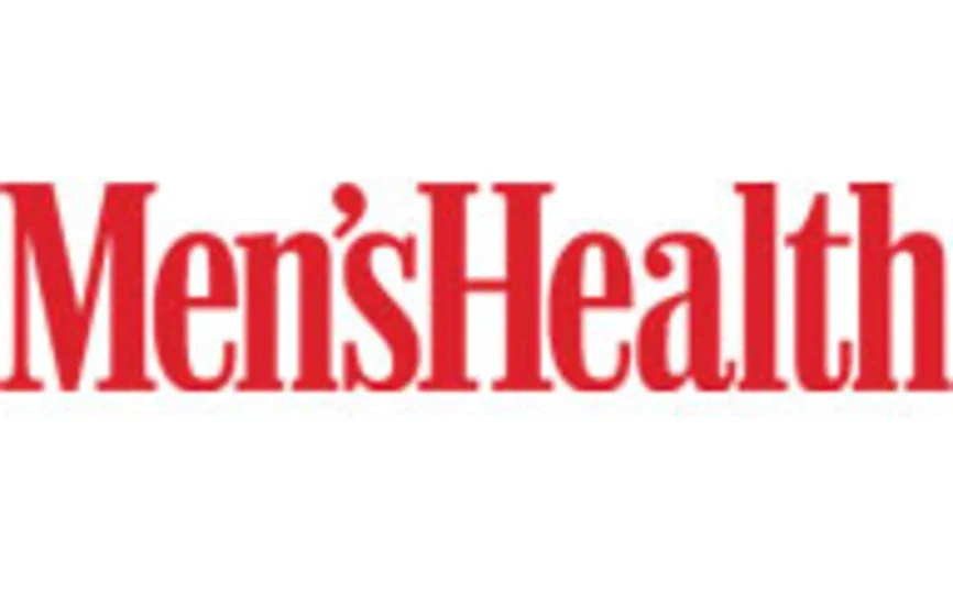 words "men's health" in red font