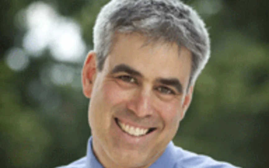 professor jonathan haidt in a blue collared shirt