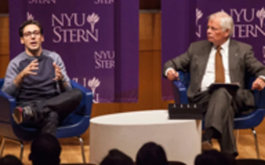 Neil Blumenthal and Professor Charlie Murphy