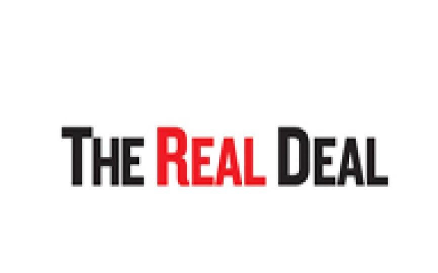 words "the real deal" in black and red font