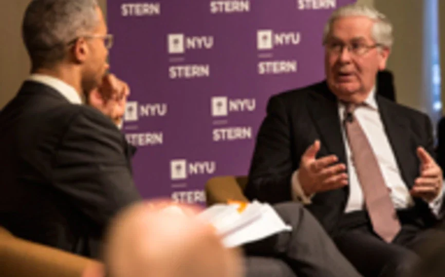 Lord Mervyn King and Peter Henry