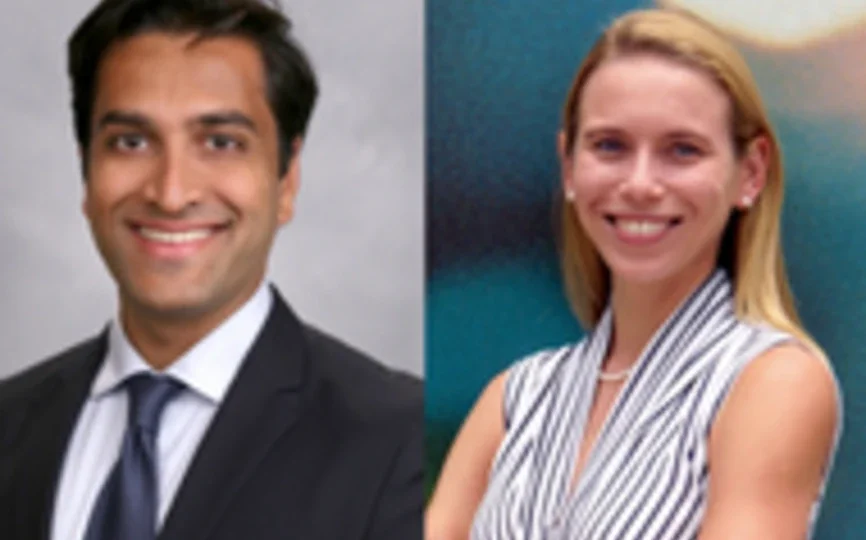 headshots of arpit gupta and sabrina howell