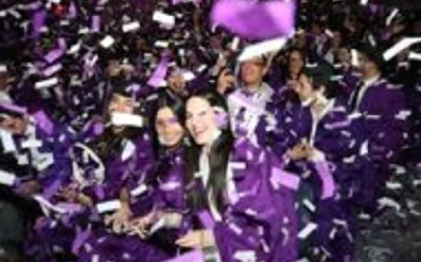 NYU Stern UC students celebrate their graduation on May 10.