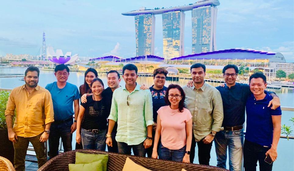 MSBA students in Singapore