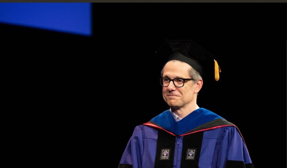 JP Eggers at Stern Graduate Convocation
