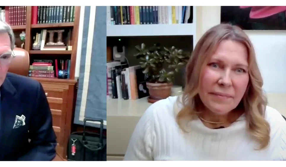 Hait and Schilling speaking over zoom