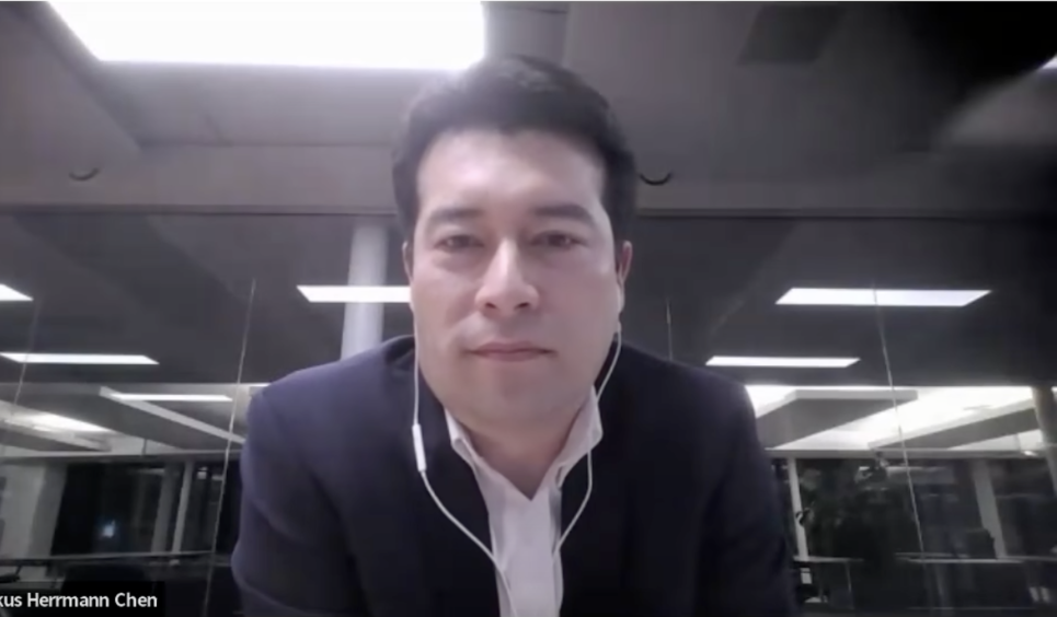 Sundararajan speaks with Herrmann Chen via Zoom