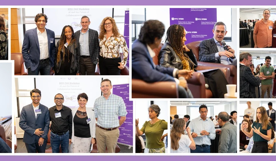 collage of images of speakers and attendees at conference