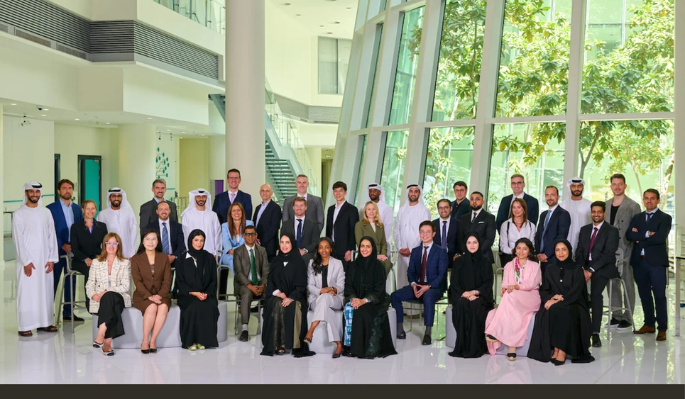 A group photo of the inaugural Stern at NYUAD EMBA cohort. 