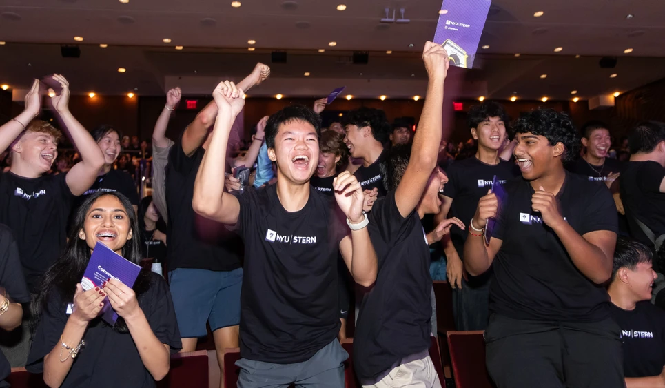 UC students excited during orientation during the fall 2026.