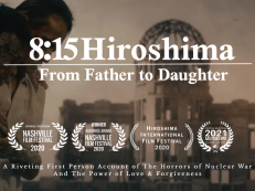 poster for film 8:15 hiroshima, from father to daughter