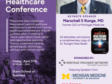 Annual Conference flyer with company participants