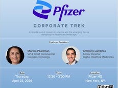 Pfizer Corporate Trek Flyer