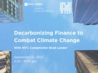 Decarbonizing Finance to Combat Climate Change