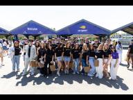 Undergraduate students at the US Open for Welcome Week