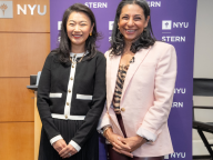 Tammy Henault (MBA '12) and Professor Dolly Chugh