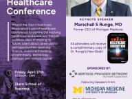 Annual Conference flyer with company participants