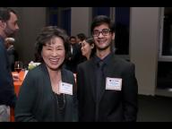 Lois Choi and Ritvik Prasad at the 2020 Scholarship Reception