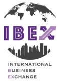 Black and purple IBEX Logo