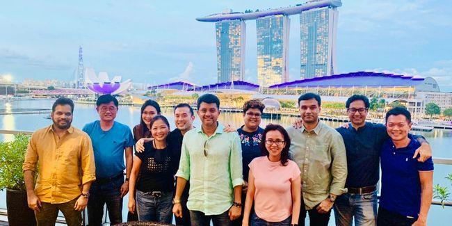 MSBA students in Singapore