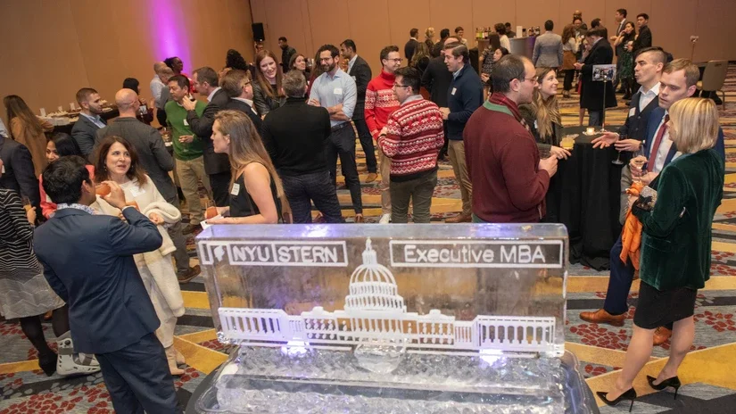 Alumni gather at an EMBA DC event