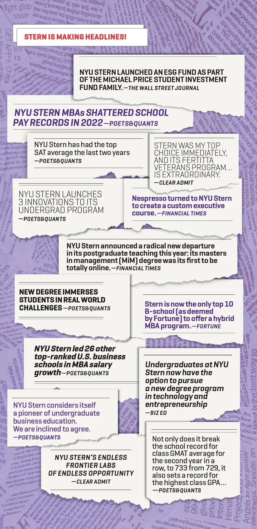 Stern is making making headlines