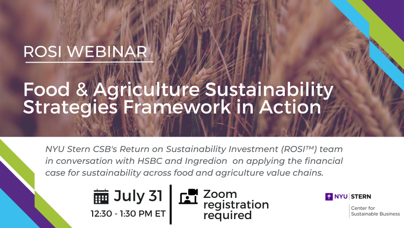 ROSI food and ag webinar