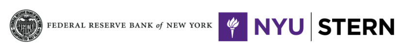 NYU Stern and NY Federal Reserve Bank logos