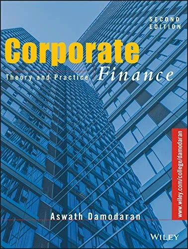 The cover for "Corporate Finance: Theory and Practice."