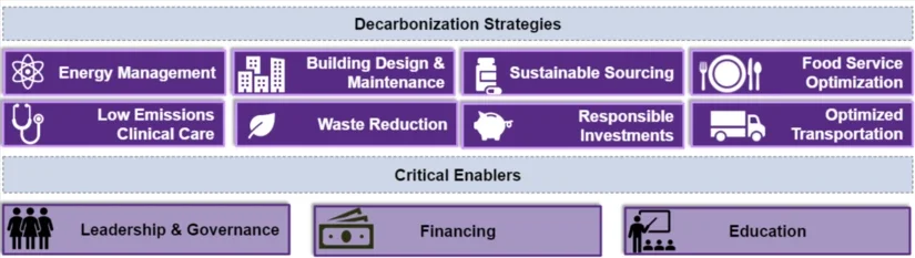 healthcare sustainability strategies and critical enablers