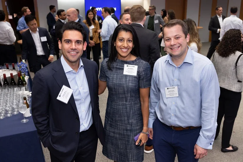 Alumni gather at the Goldman Sachs Reception