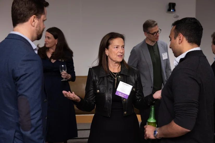 Alison Mass at an event at Goldman Sachs for the Stern Corporate Ambassadors Program