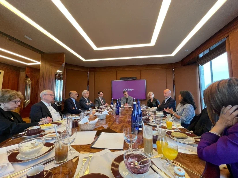 Stern Executive Board breakfast hosted by Chair Dietrich Becker