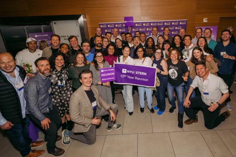 Alumni at the “Beer Blast”-Style Reception