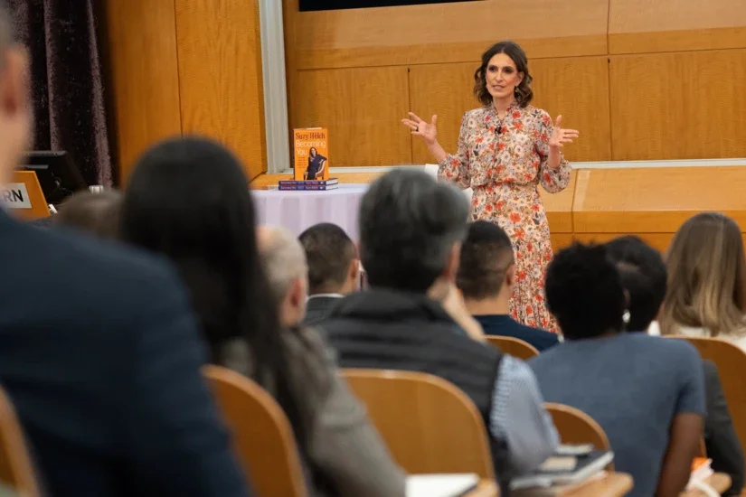 Professor Suzy Welch leading the Becoming You workshop