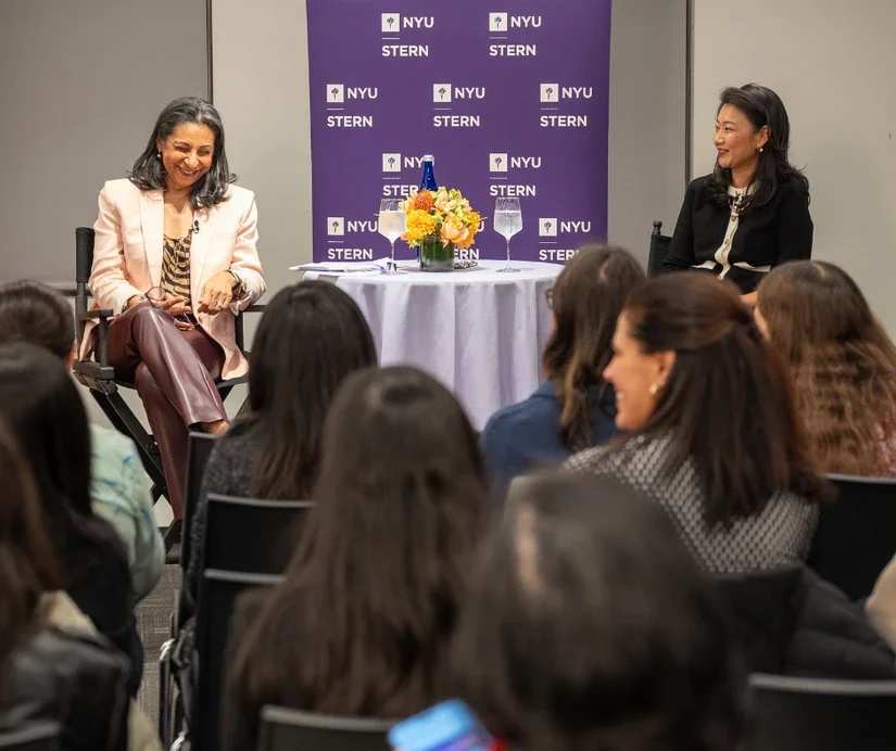 Tammy Henault (MBA ’14), and Professor Dolly Chugh held a discussion on leadership and building credibility
