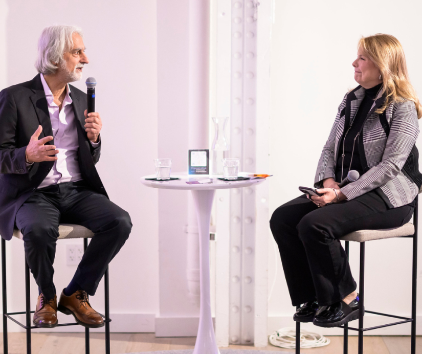 Professor Vasant Dhar in conversation with Joyce Phillips (MBA '92)