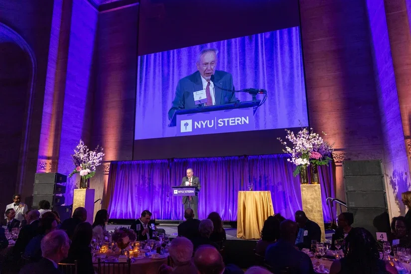 Marty Gruber delivered remarks at the Haskins Giving Society Awards Dinner