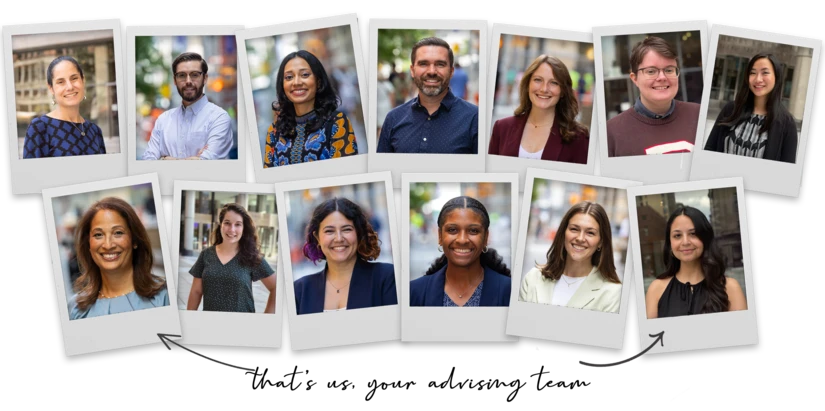 Stern UC Advising Team Polaroids 2026