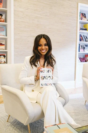 Author and marketing executive, Daria Burke with her new memoir, Of My Own Making