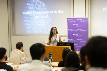 ritcha ranjan addresses students