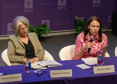 conway and dwyer sitting on the panel