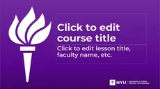 The main title layout of the LSL PowerPoint Template